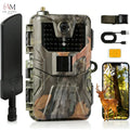 4G 120MP 4K APP Trail Camera 4K Live Broadcast  FREE Cloud Service Hunting Photo Traps Wildlife Cameras Night Vision HC900PRO