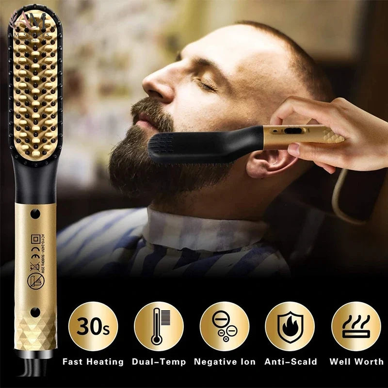 Portable Hair Straightening Brush - view 1