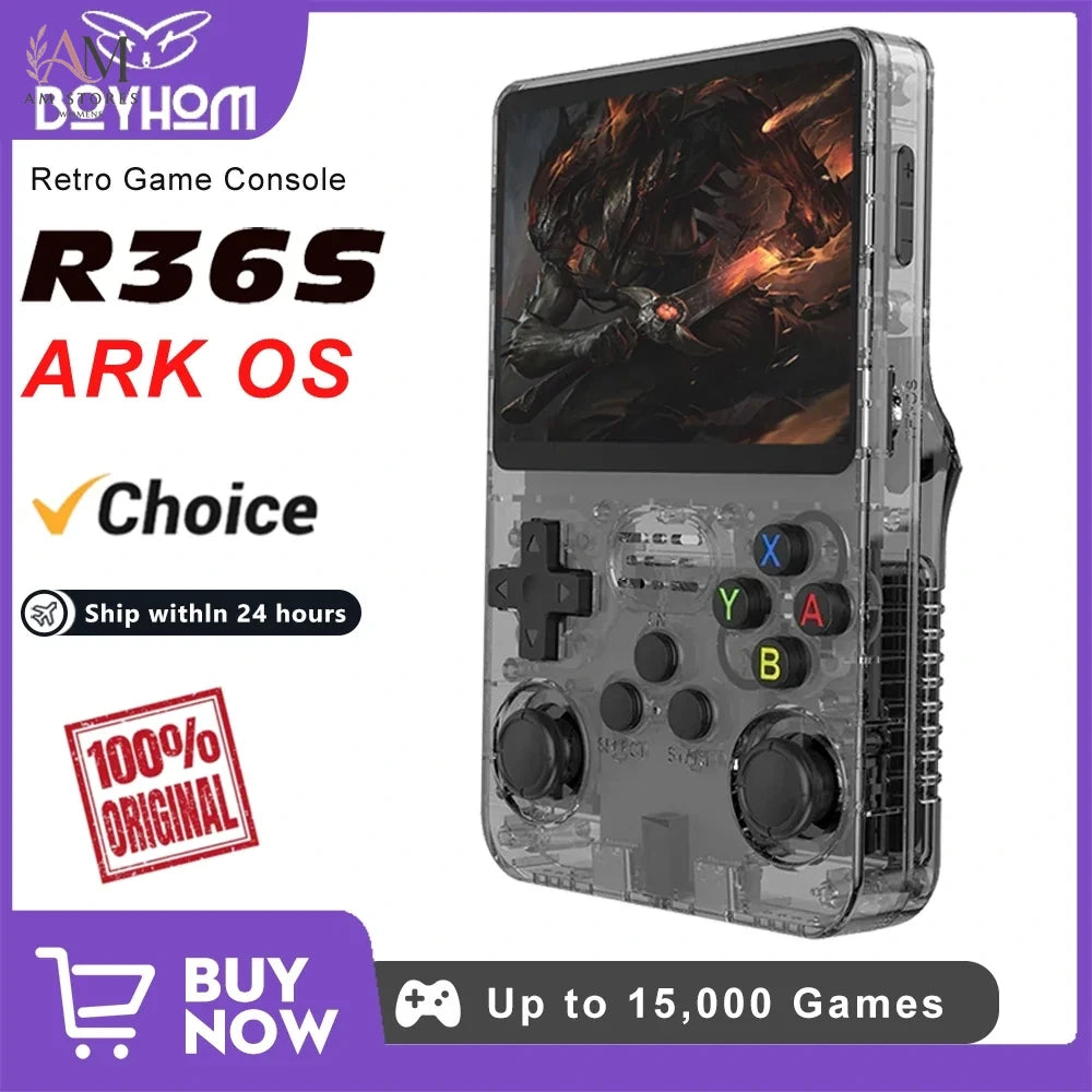 BOYHOM R36S 128GB 64GB 3.5-Inch Handheld Game Console - view 1