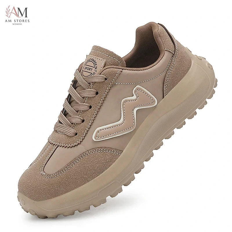 Women's Leather Casual Flats - view 3