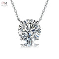 0.5–5CT Moissanite Pendant Necklace in 925 Sterling Silver - view 6