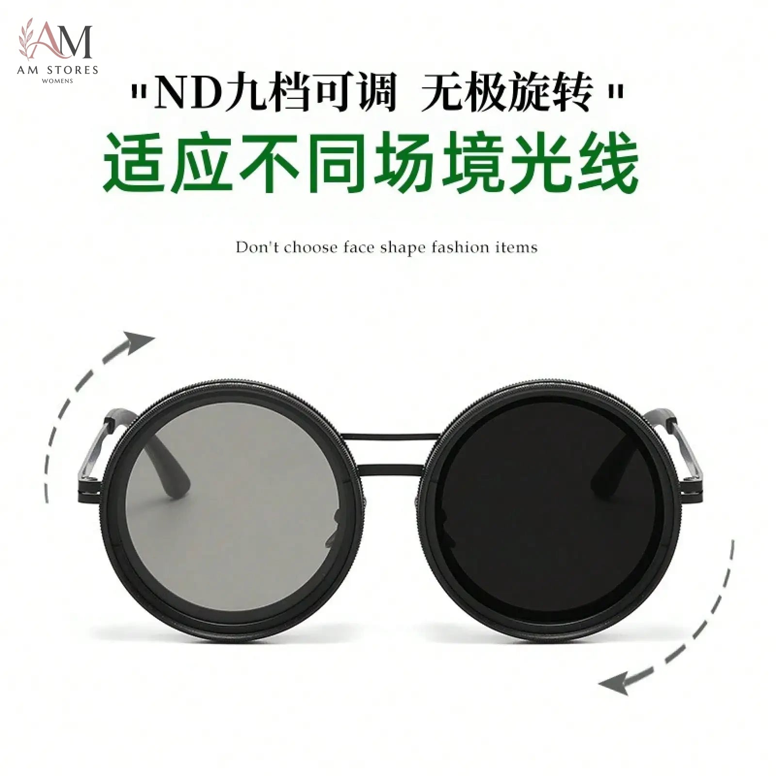 Unisex Vintage Polarized Cycling ND9 Sunglasses - view 5