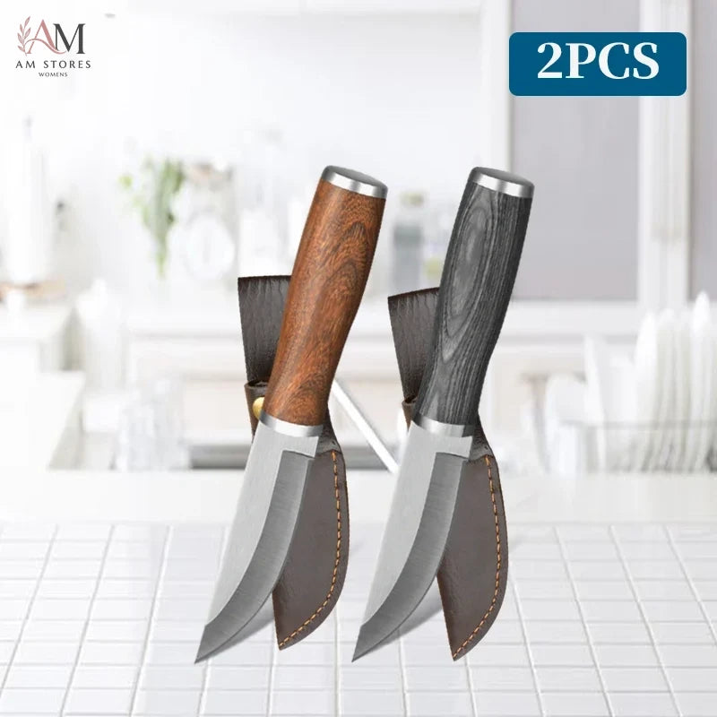 WXCOO Stainless Steel Butcher Knife with Protective Sheath - view 11