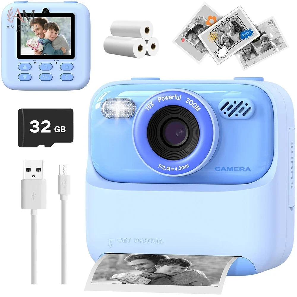 Girls' 1080P Instant-Print Camera - view 10
