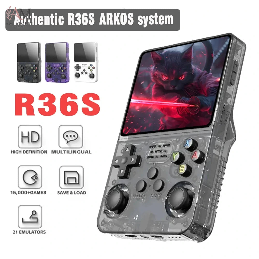 ARKOS R36S 128GB 64GB 3.5-Inch Handheld Game Console - view 1