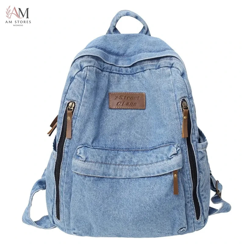 Denim Women's Large-Capacity Bag - view 3