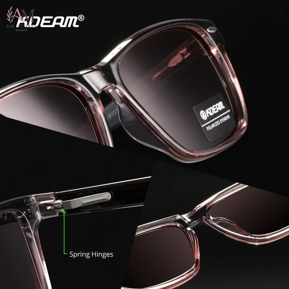 KDEAM Unisex Square Polarized TR90 KD398 Sunglasses - view 5