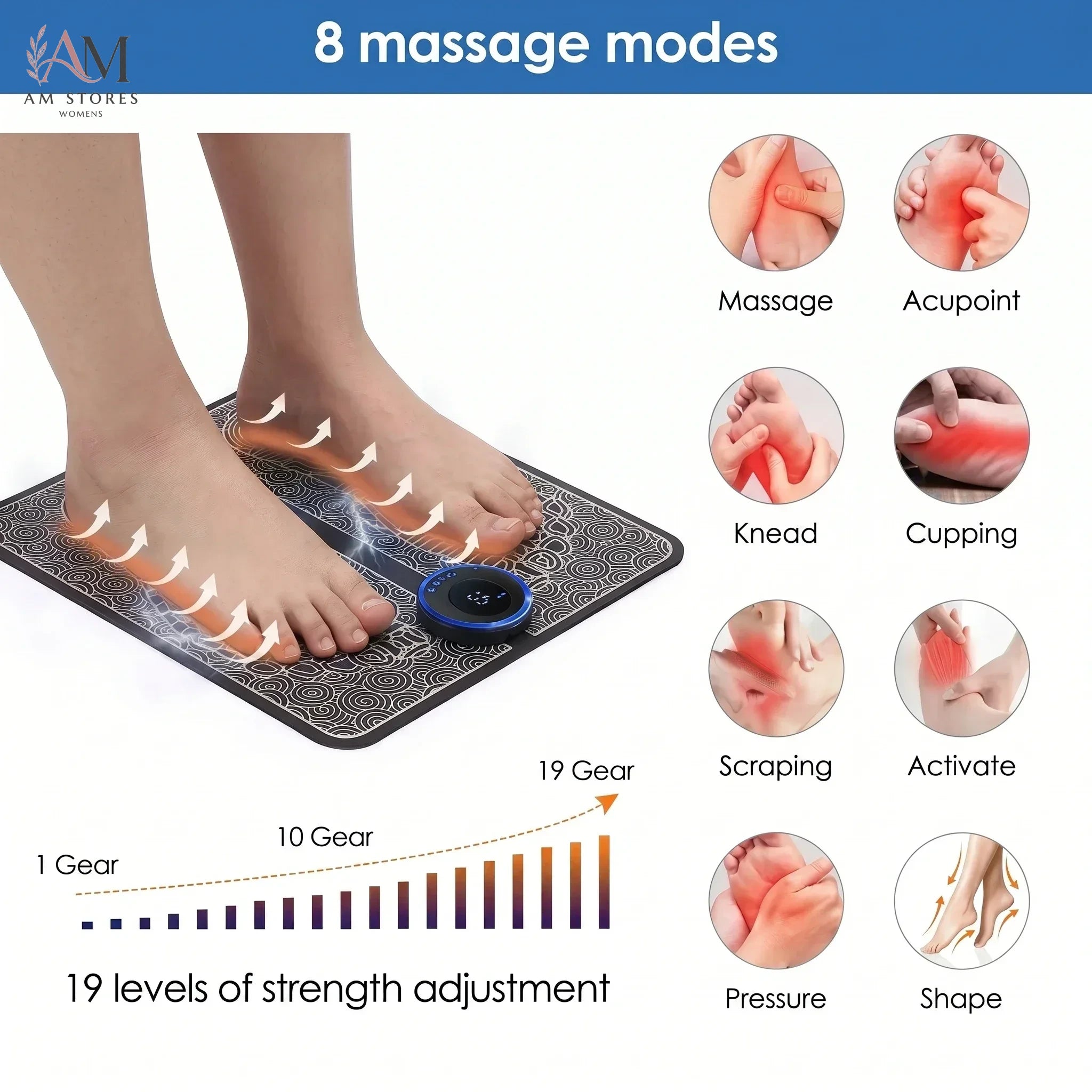 EMS Foot Stimulation Massage Pad - view 3