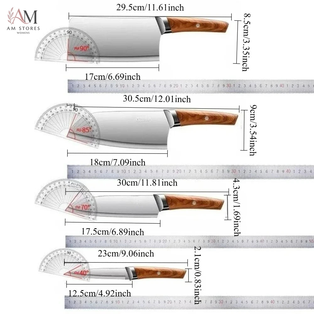 Stainless Steel Kitchen Knife Set - view 6