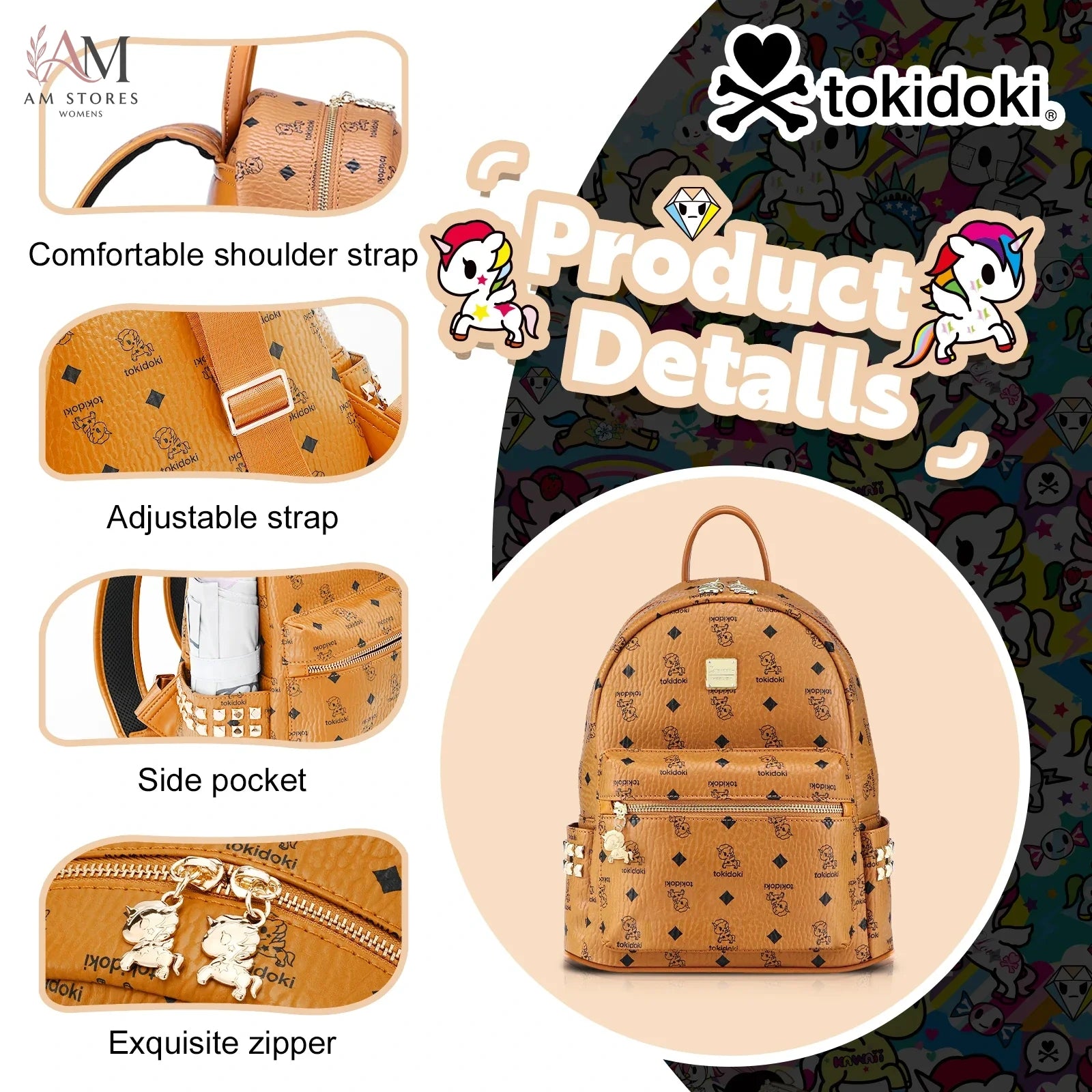Tokidoki Women's PU Leather Work Backpack - view 6