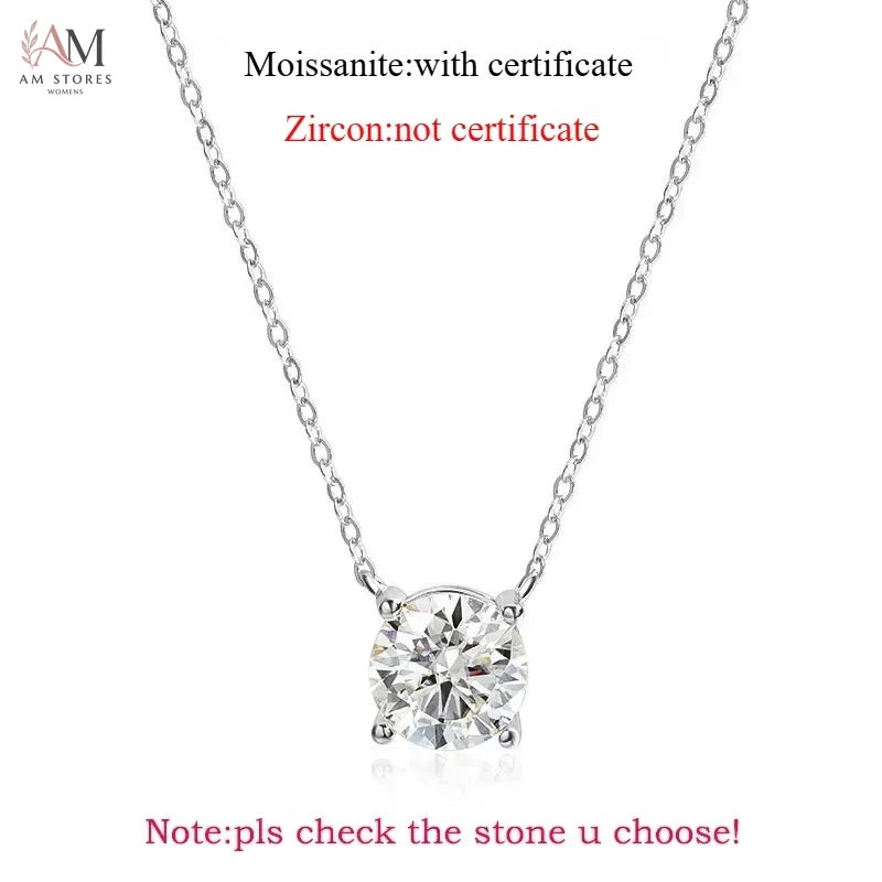Smyoue Moissanite Pendant Women's Necklace - view 8