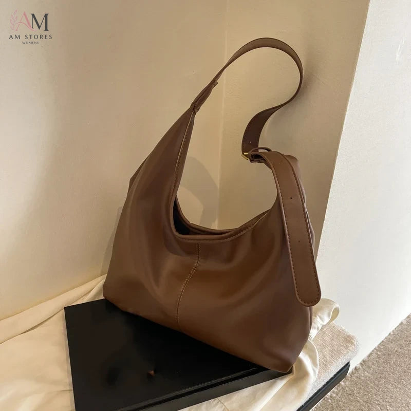 Women's PU Leather Large-Capacity Shoulder Bag - view 2