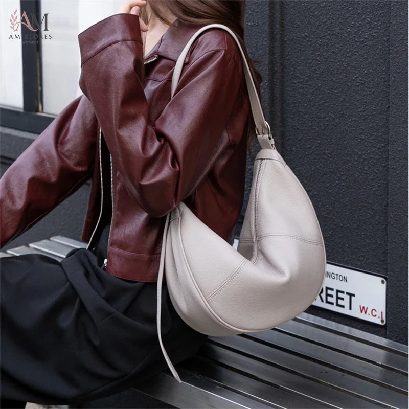 BURMINSA Women's Leather Work Crossbody Bag - view 3