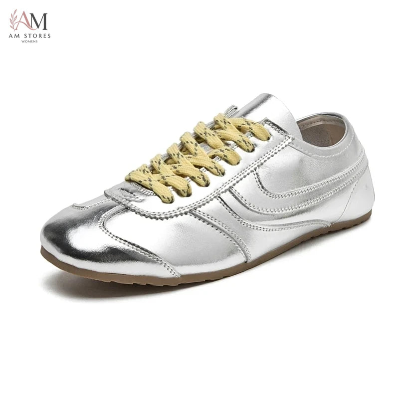 Women's Leather Sneakers - view 5