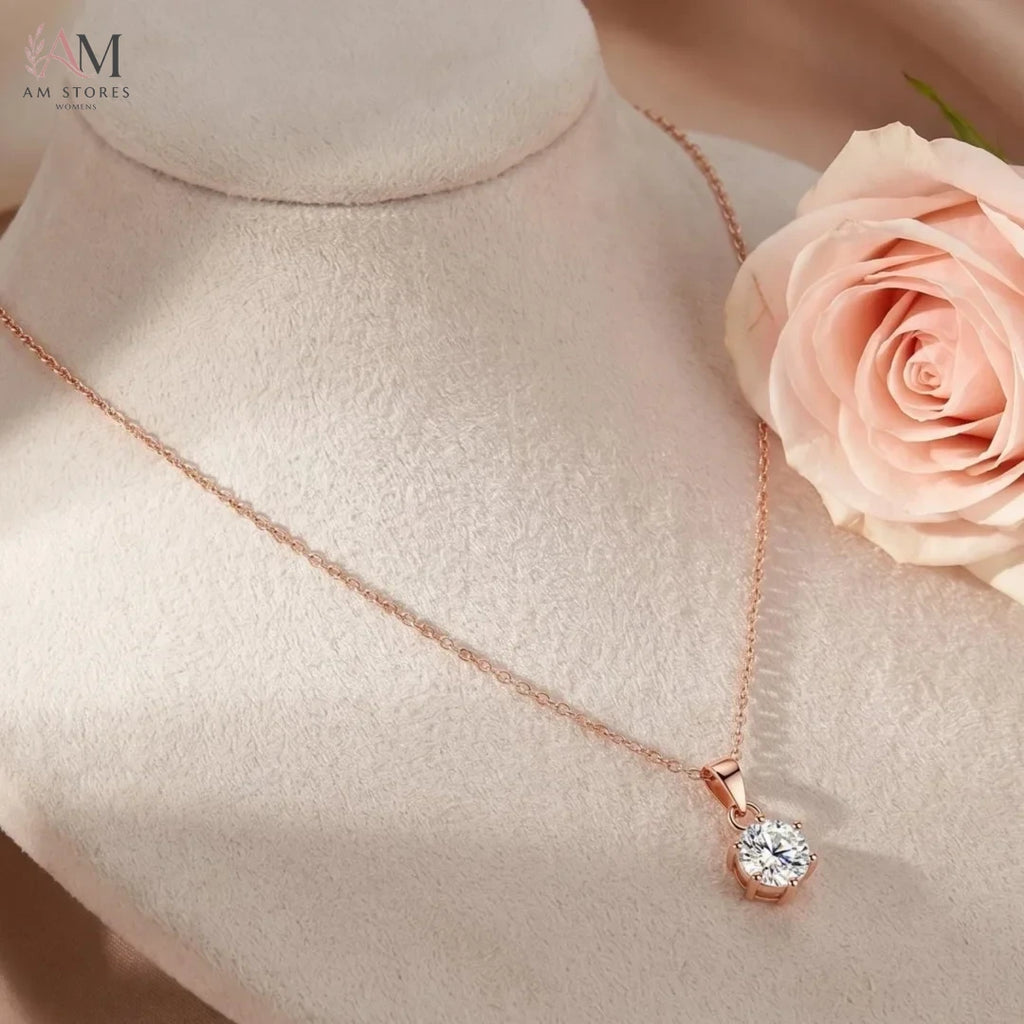 1–3ct Moissanite Solitaire Pendant Necklace - view 6