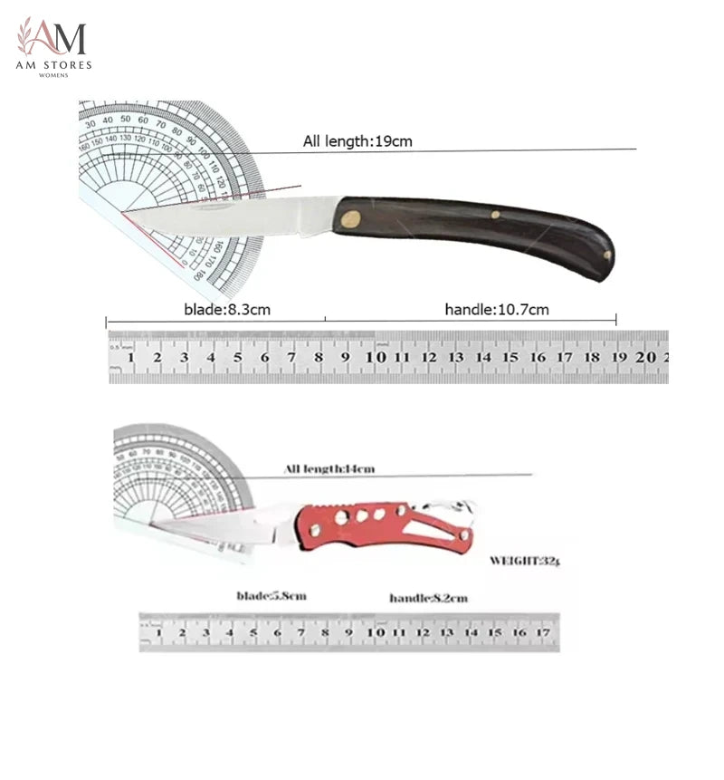 Stainless Steel Folding Fruit Knife - view 6