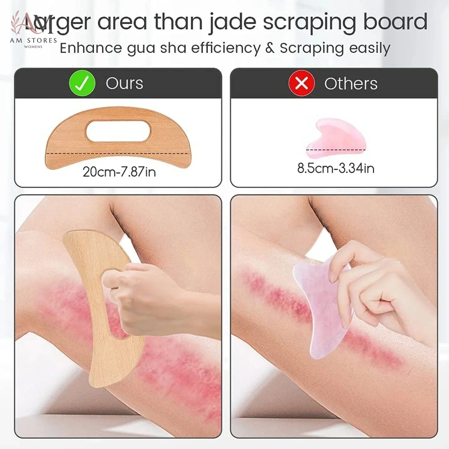 Wooden Gua Sha Body Massage Tool - view 4