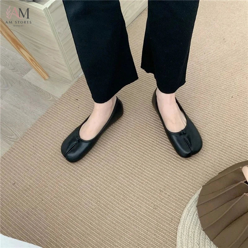 Women's Leather Slippers - view 3