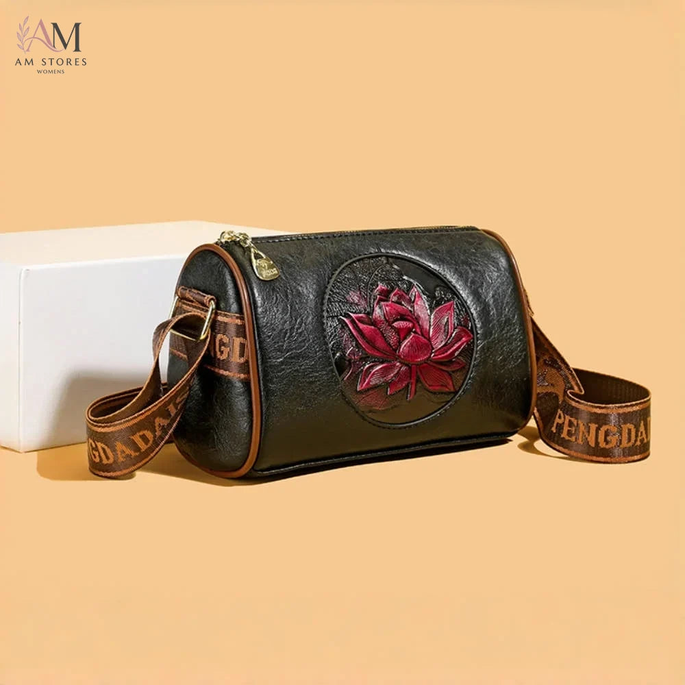 Women's Leather Crossbody Bag - view 8