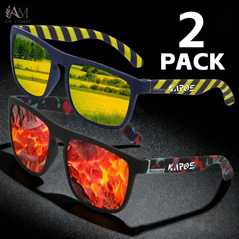 KAROS Unisex Square Polarized Cycling Sunglasses UV400 - view 10