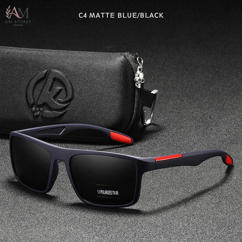KDEAM Unisex Rectangle Polarized Sports Sunglasses - view 18