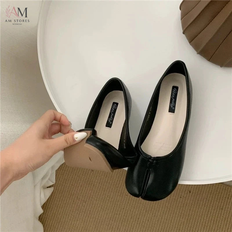 Women's Leather Slippers - view 2