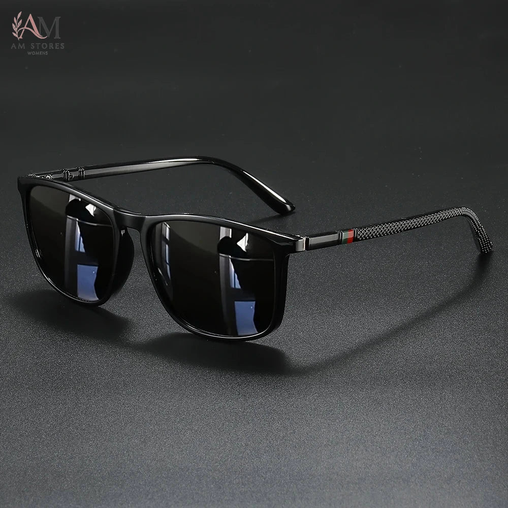 Unisex Vintage Square Polarized Cycling Sunglasses UV400 - view 8