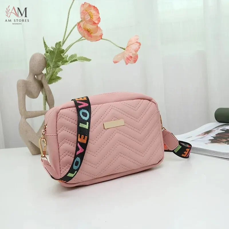 Rilibegan Embroidered PU Leather Camera Shoulder Bag - view 6