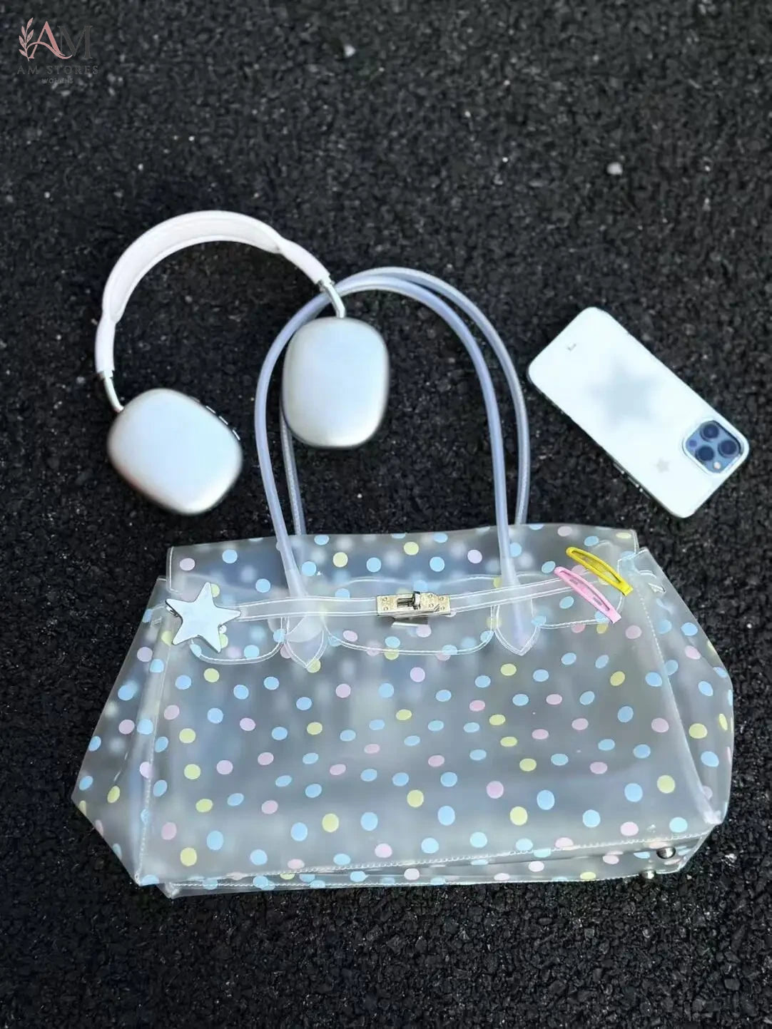 Women's Transparent Large-Capacity Crossbody Bag - view 7