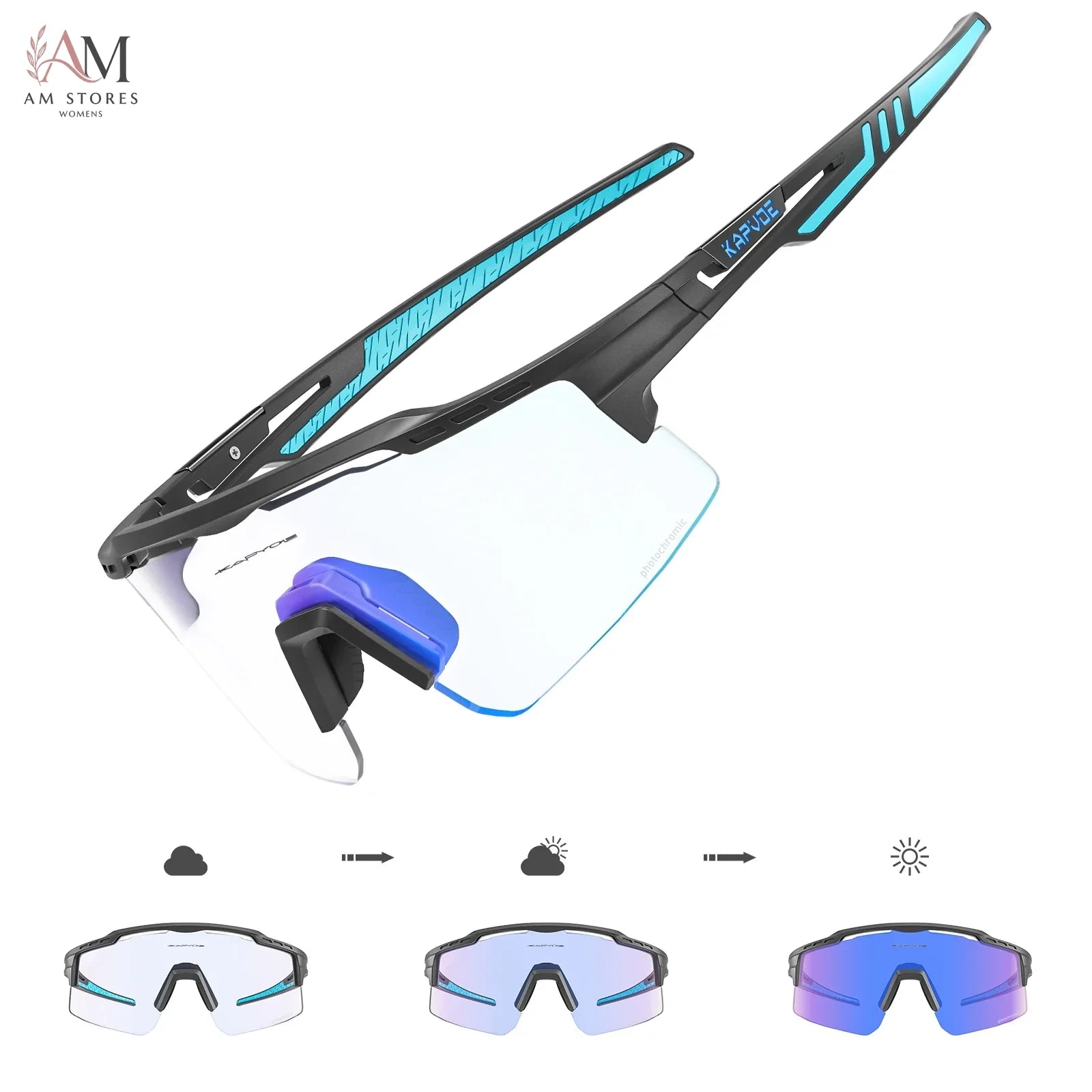 Unisex Photochromic Cycling Sunglasses UV400 - view 9