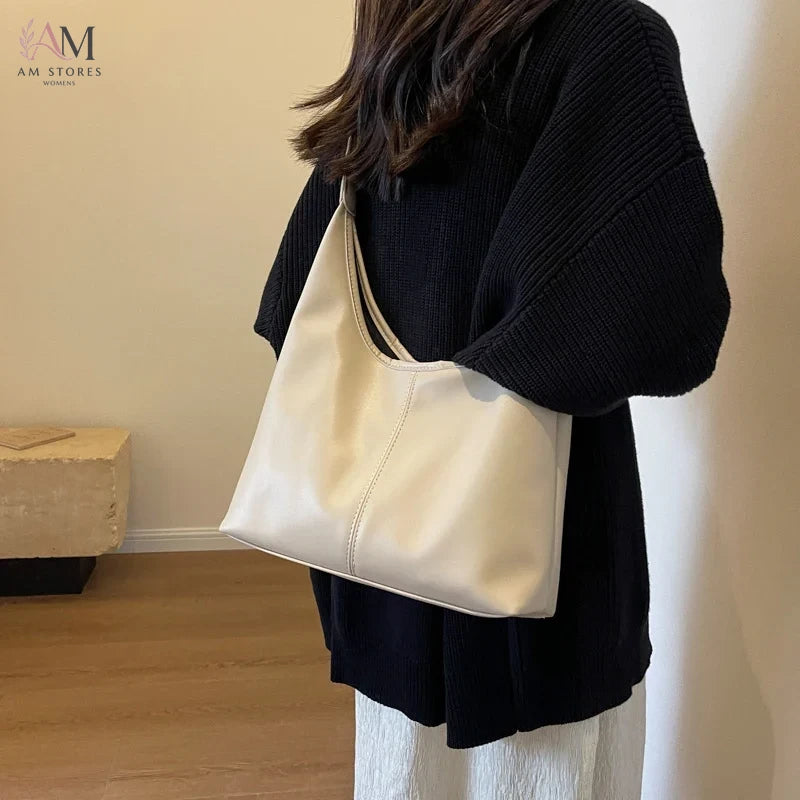 Women's PU Leather Large-Capacity Shoulder Bag - view 6
