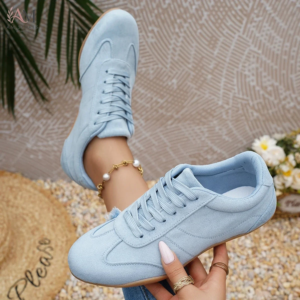 Women's Leather Outdoor Casual Sneakers - view 3