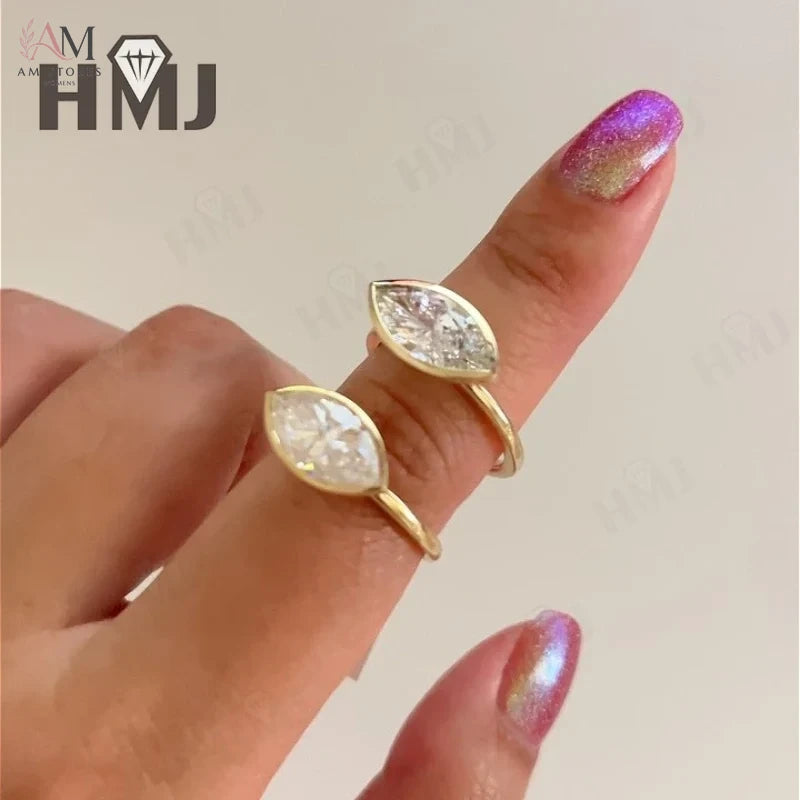 Wedding Moissanite Engagement Women's Ring - view 1