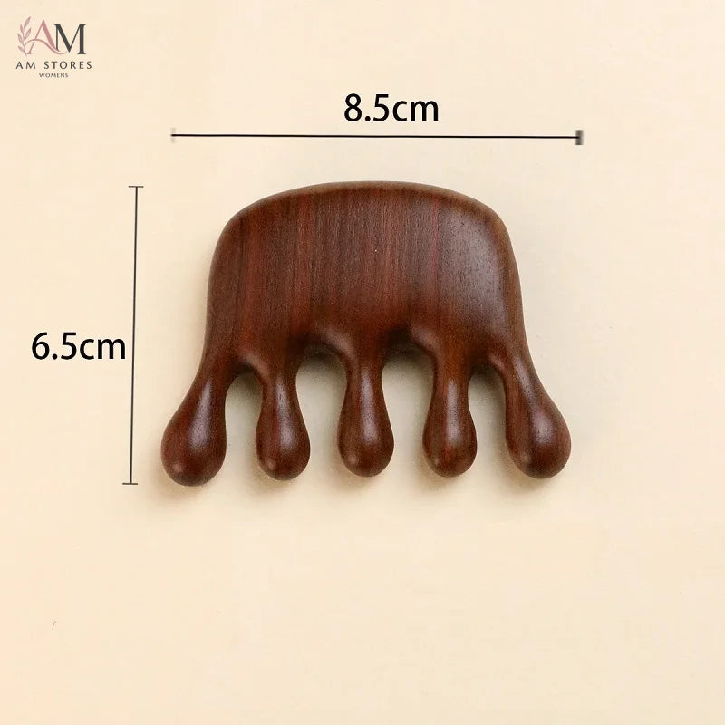 Wooden Scalp Massage Comb - view 7