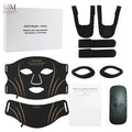 7 Colors LED Face Neck Set Mask Red Light Skin Rejuvenation Brighten Soft Silicone Facial Photon Therapy Flexible Skin Repair