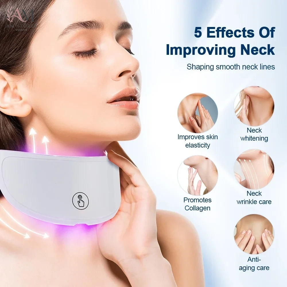 7-Color LED Face & Neck Light Therapy Mask - Image 5