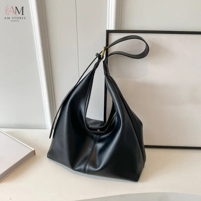 Women's PU Leather Large-Capacity Shoulder Bag - view 4