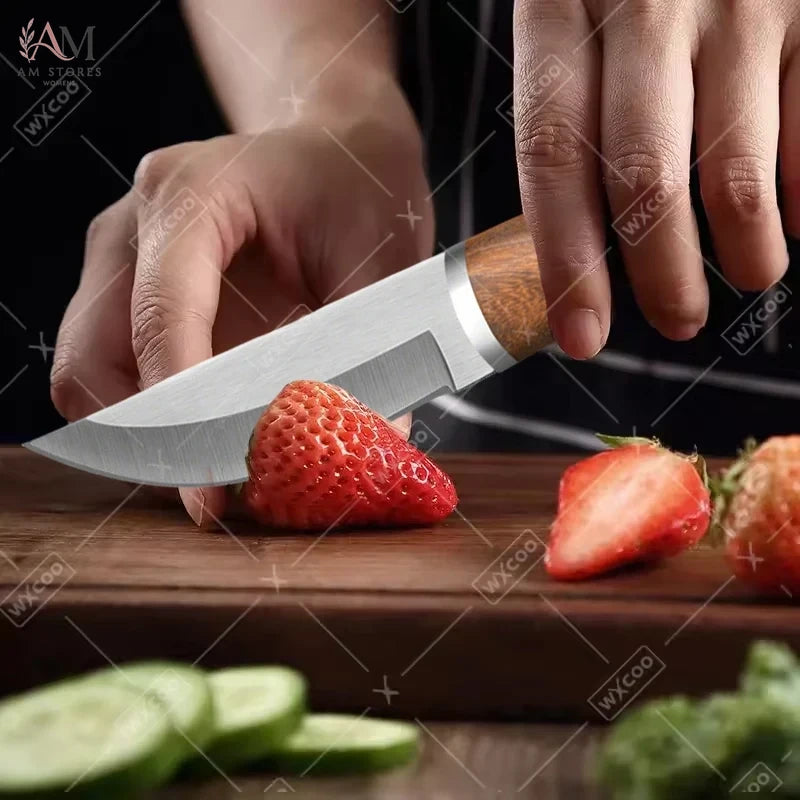 WXCOO Stainless Steel Butcher Knife with Protective Sheath - view 3