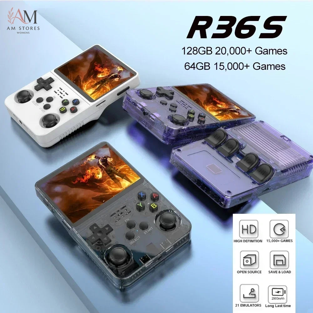 BOYHOM R36S 128GB 64GB 3.5-Inch Handheld Game Console - view 6