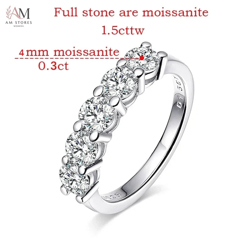 Moissanite Wedding Women's Ring - view 6