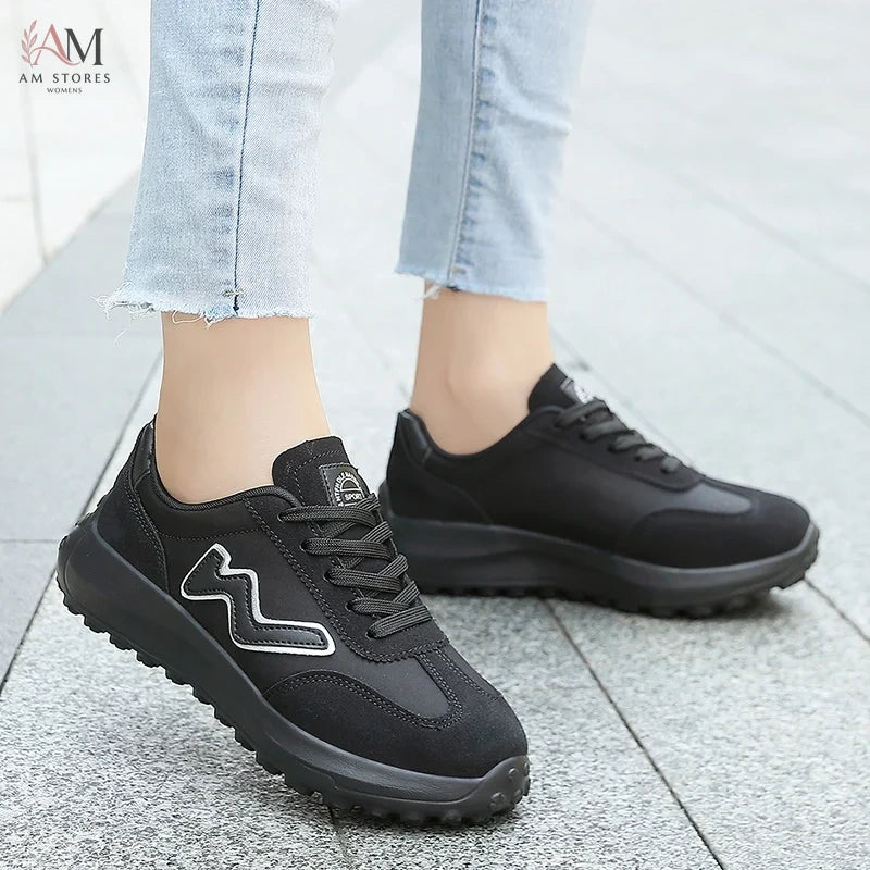 Women's Leather Casual Flats - view 4