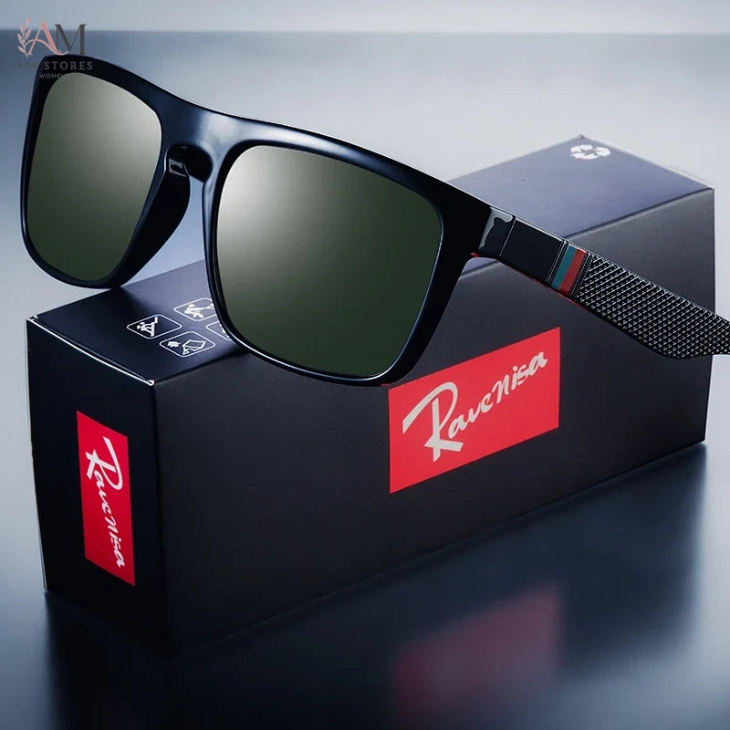 Unisex Vintage Square Polarized Driving Sunglasses UV400 - view 9