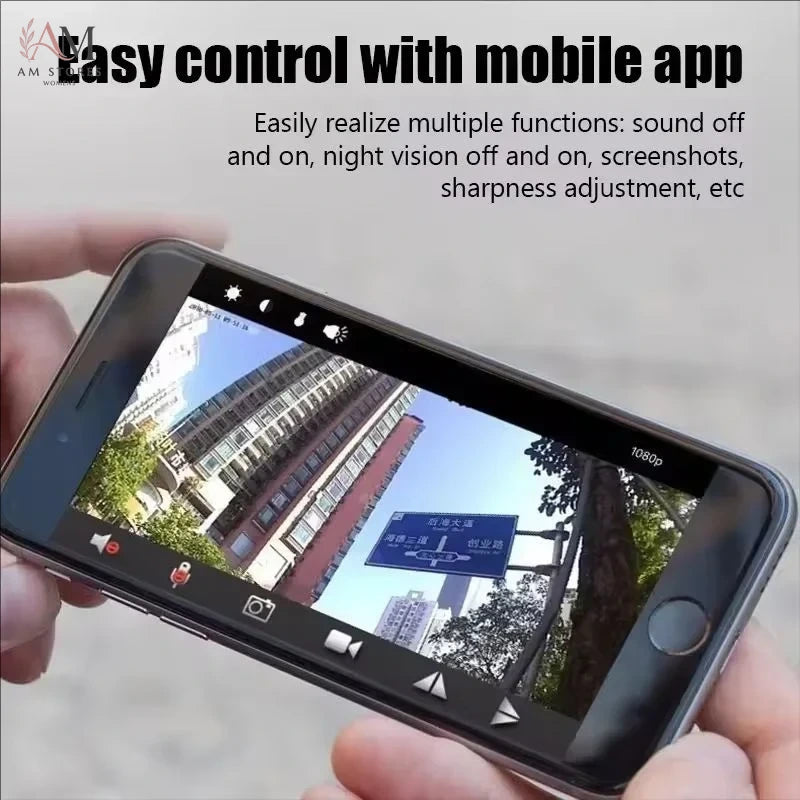 A9 1080P Wi-Fi Wireless Mini Security Camera with Remote Access - view 5