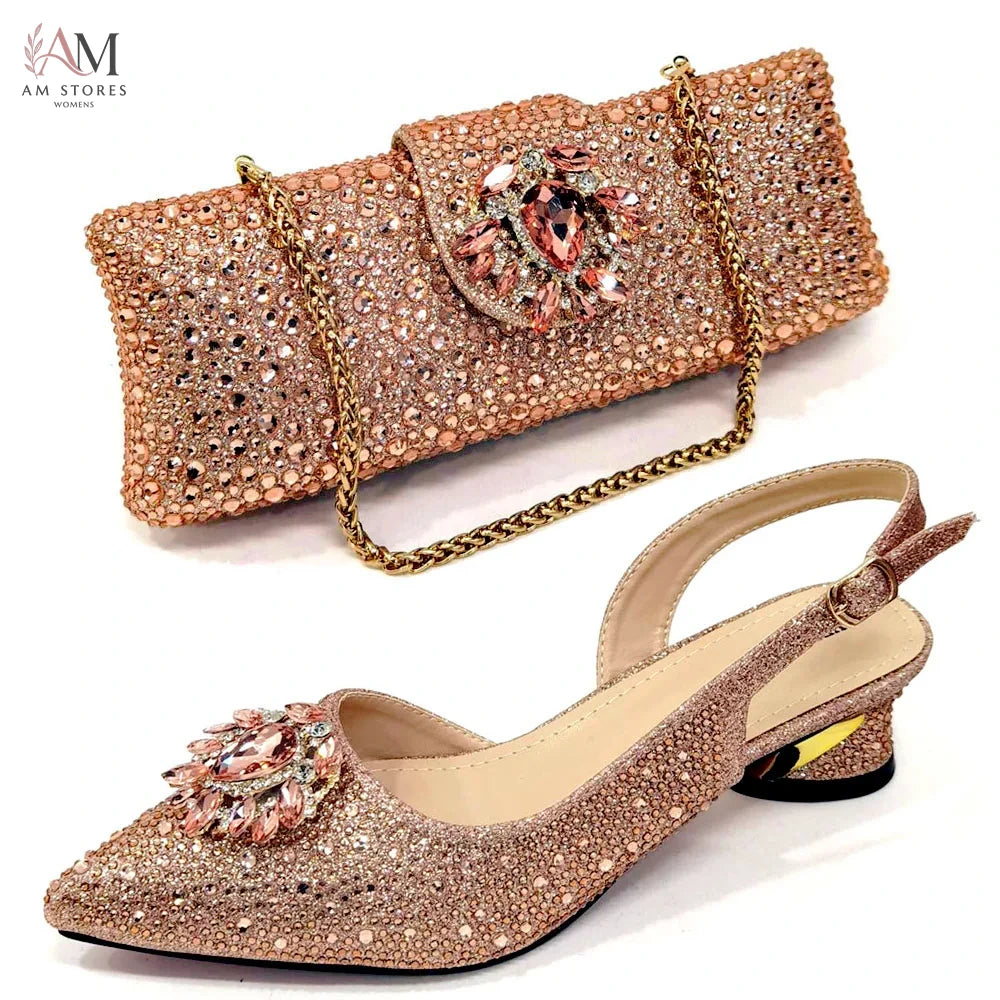 Women's Comfort Rhinestone High-Heel Pumps - view 17