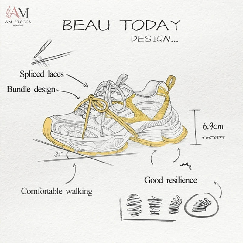 Women's Leather Sneakers - view 2