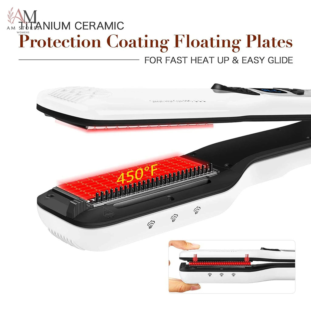Ceramic Hair Straightening Brush - view 4