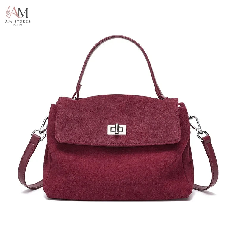 Women's Leather Crossbody Bag - view 8