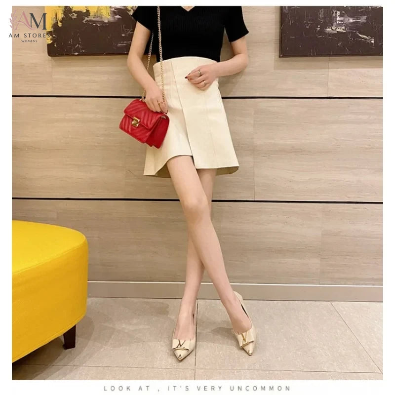 Women's Pointed-Toe Mid-Heel Office Pumps - view 5