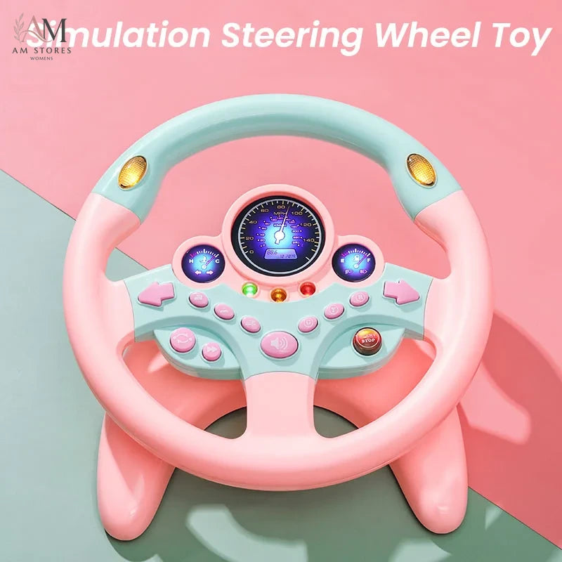 Baby Educational Light-Up Sound Steering Wheel Toy - view 3