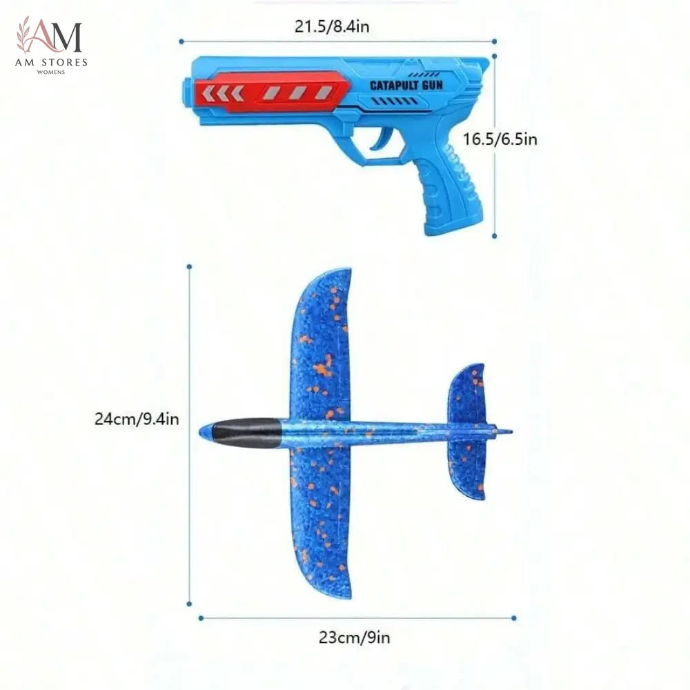 Kids' Catapult Planes Foam Gliders Parent-Child Outdoor Shooting Flying Toys - view 2